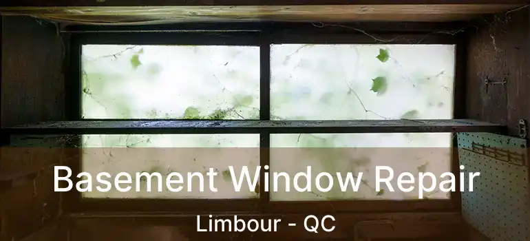 Basement Window Repair Limbour - QC