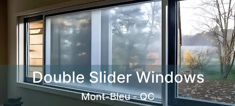 Double Slider Windows Mont-Bleu - QC