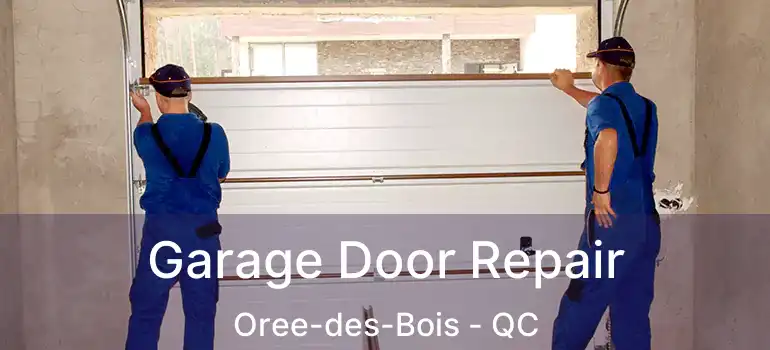 Garage Door Repair Oree-des-Bois - QC