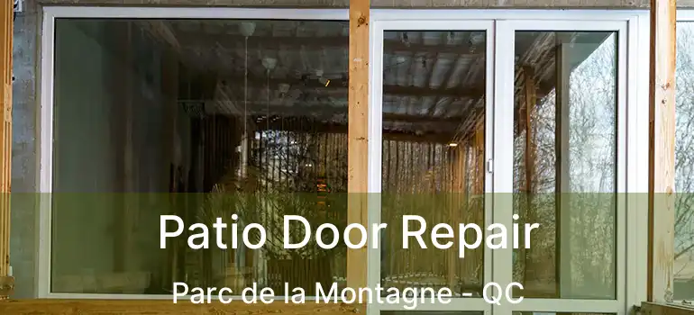 Patio Door Repair Parc de la Montagne - QC