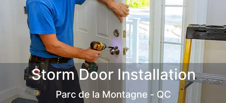 Storm Door Installation Parc de la Montagne - QC