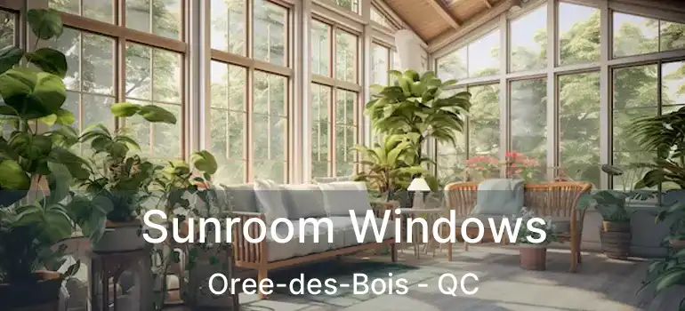 Sunroom Windows Oree-des-Bois - QC