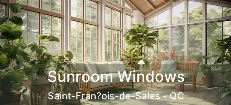 Sunroom Windows Saint-Fran?ois-de-Sales - QC