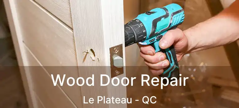 Wood Door Repair Le Plateau - QC